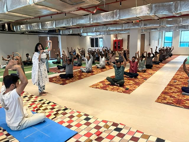 Corporate Yoga Session